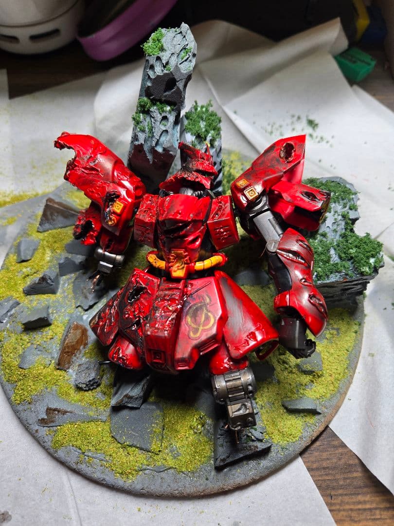 サザビー　ジオラマ