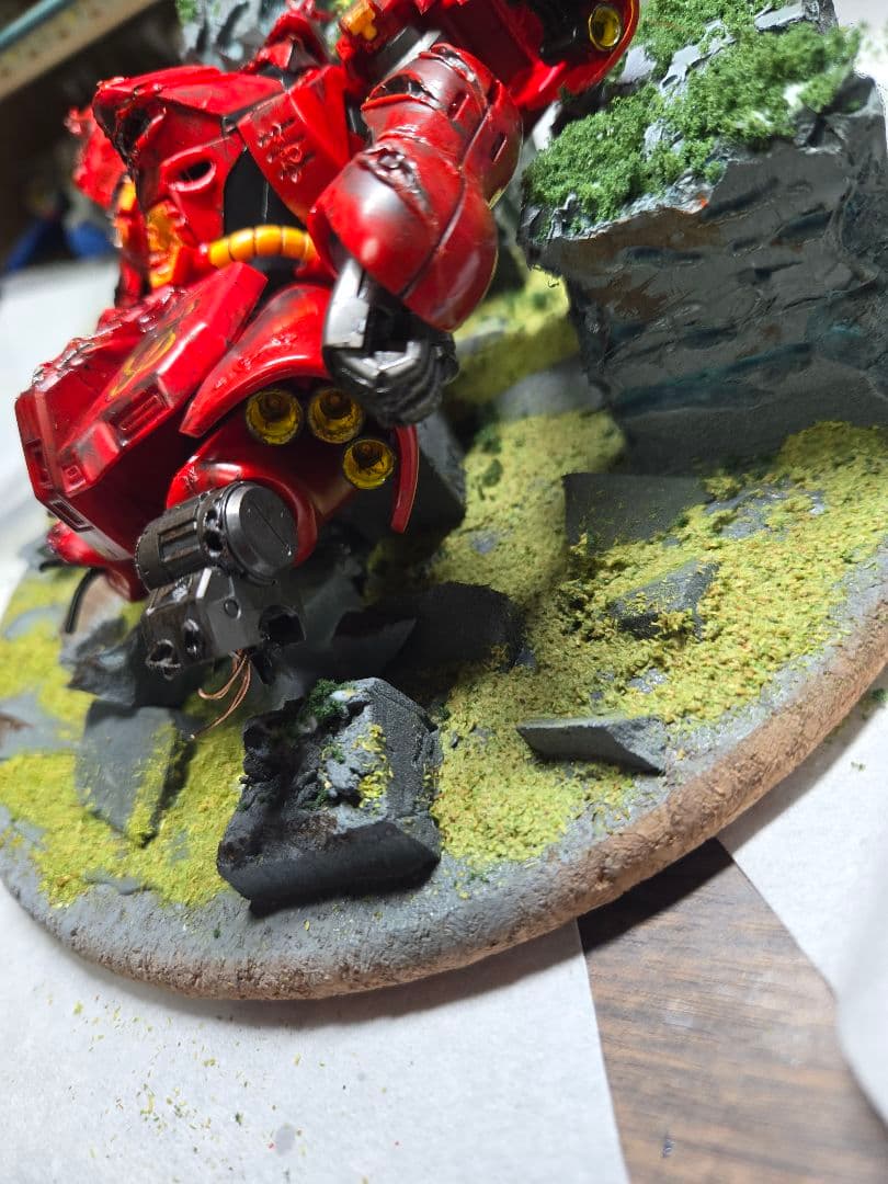 サザビー　ジオラマ