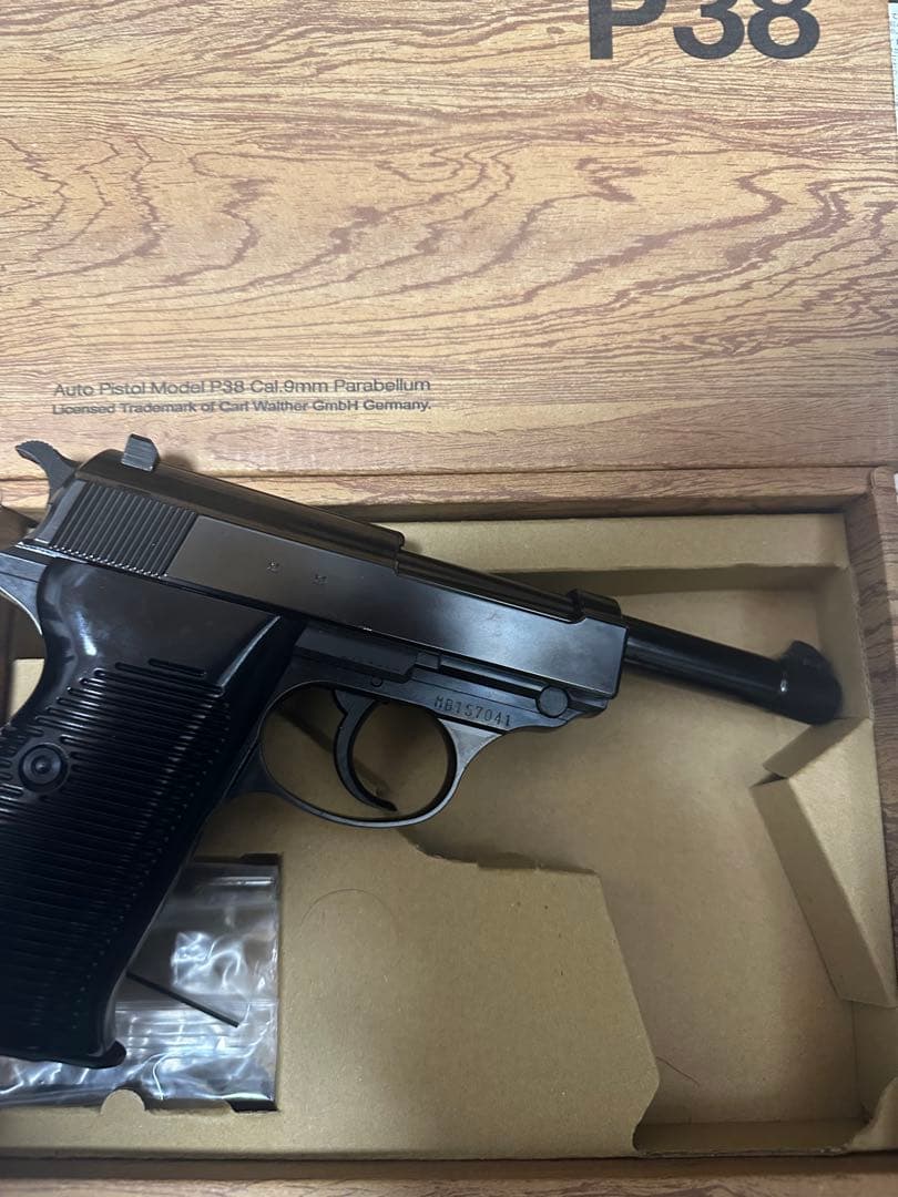 マルゼンP38 ガスブローバック ブラックメタル
