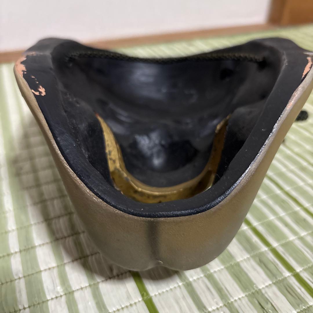 お面　能面　般若　鬼　はんにゃ　静岳作　伝統工芸　神楽面　壁掛け　置物　角