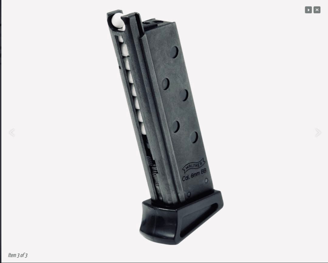 完全新品✨️マルゼン ワルサーPPK ブローバック 最新ロット 別売マガジンセット