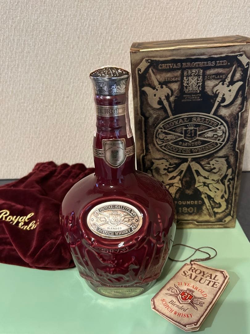 シーバス　ロイヤルサルート21年未開封　 SALUTE 古酒 赤