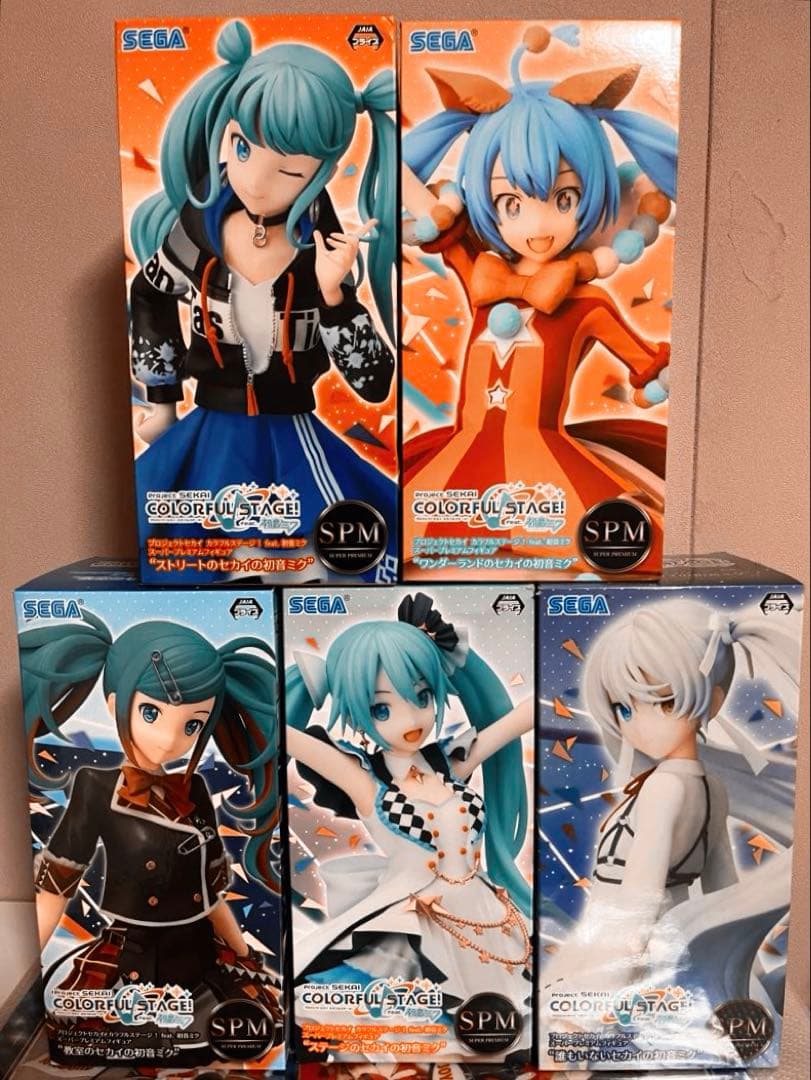 「初音ミク」SPM プロジェクトセカイ カラフルステージ5体セット
