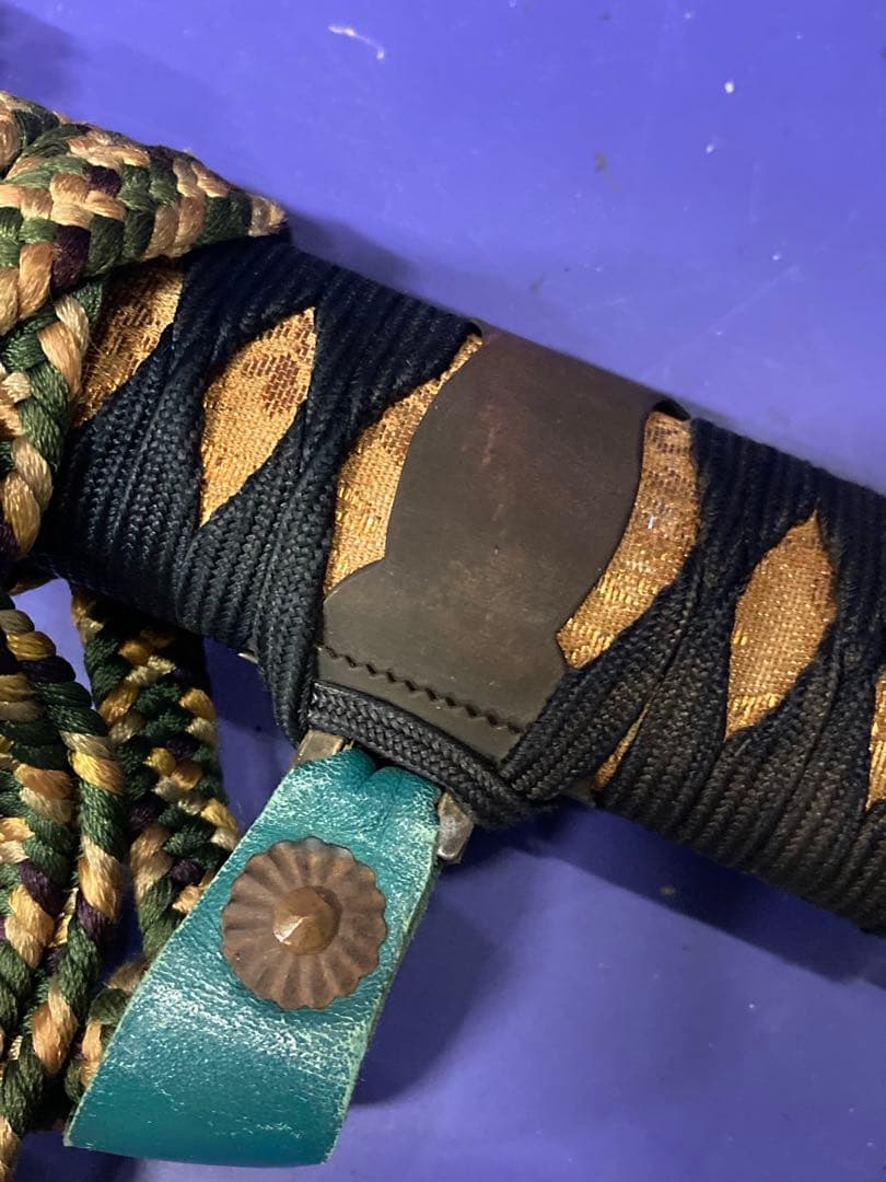 F05）旧家蔵出し 日本陸軍 昭和十三年制定軍刀 拵え 陸軍九八式鐵鞘 軍刀