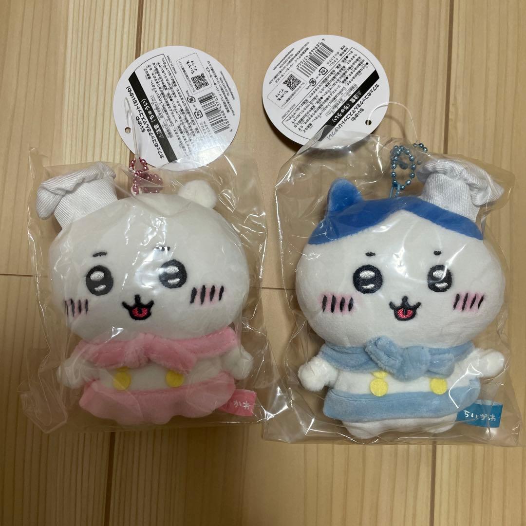 ちいかわ カフェのコックさんマスコット(ちいかわ＊ハチワレ)