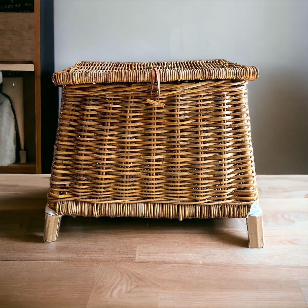 インテリアバスケット　アラログ　チェスト　蓋付きバスケット