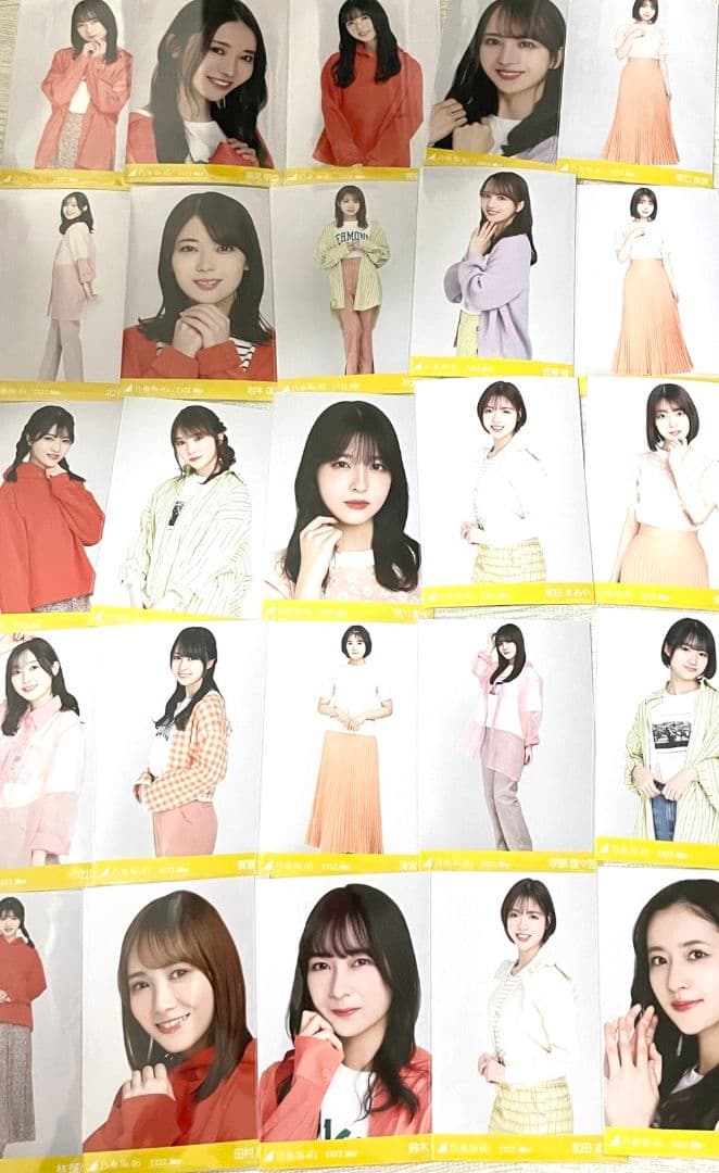 乃木坂46 生写真　ビタミンカラー　まとめ売り　2022 may