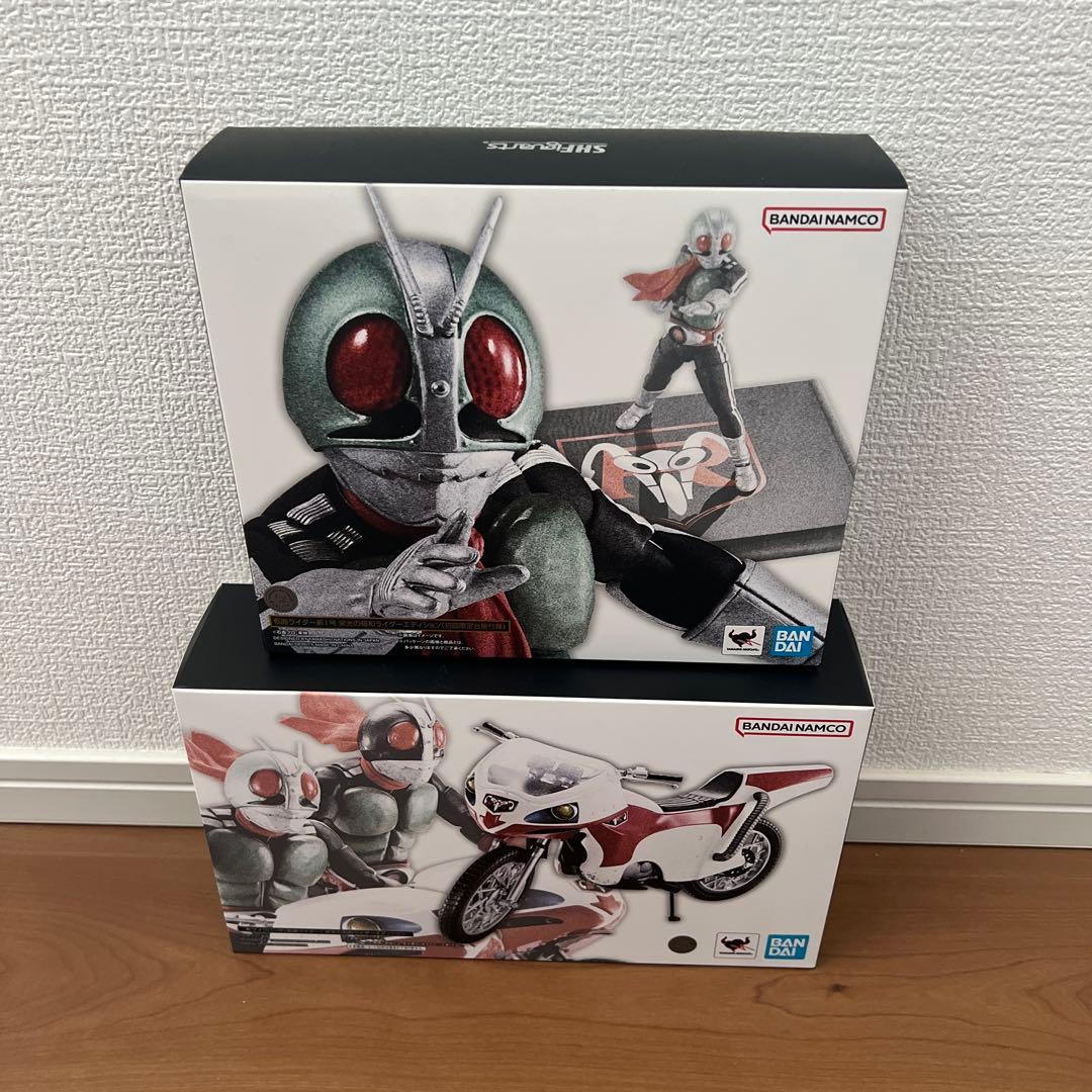 【新品】S.H.Figuarts 仮面ライダー新1号 新サイクロン号 セット
