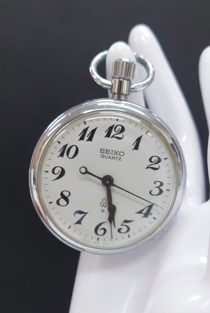 SEIKO クォーツ懐中時計 稼働品 記念品 日本国有鉄道