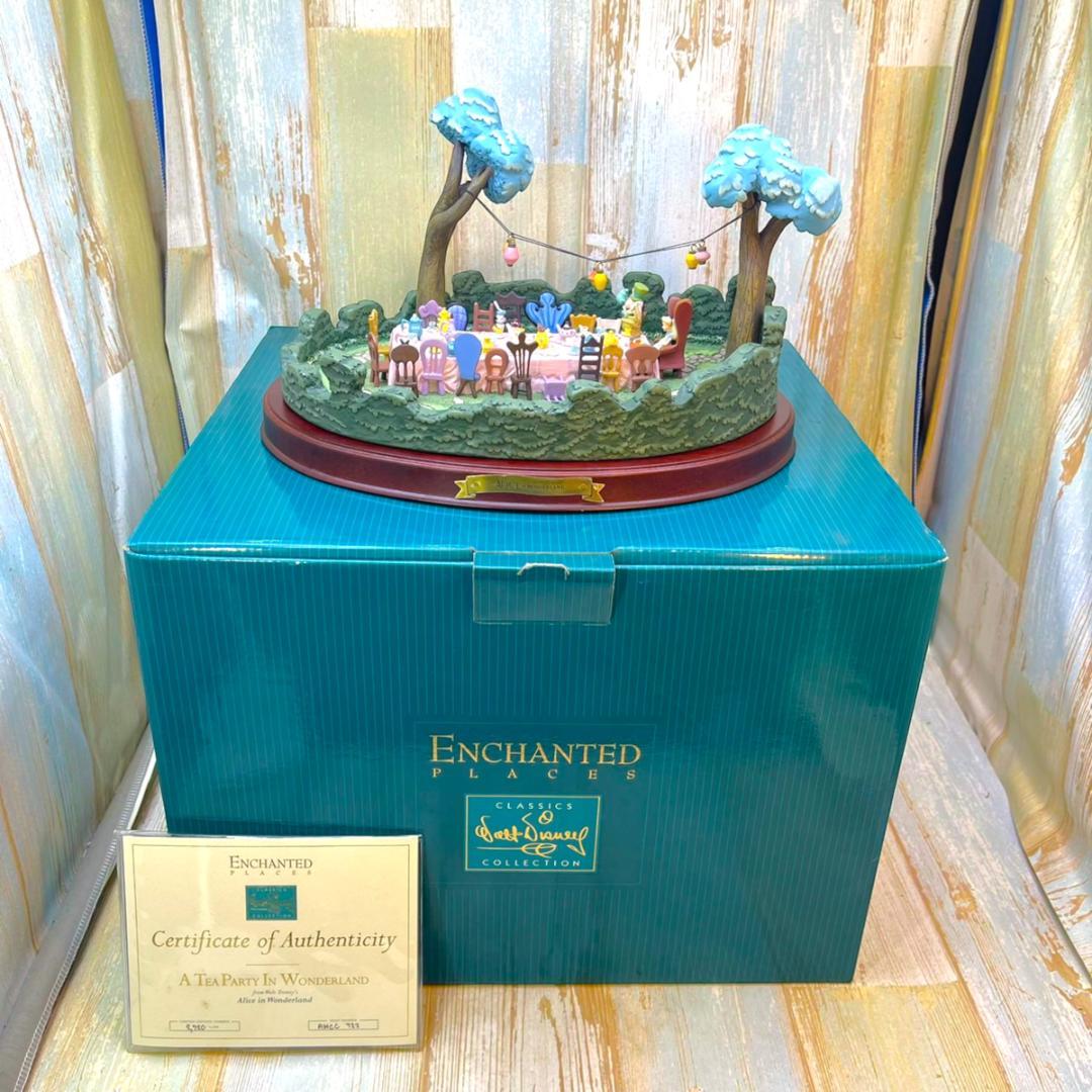 激レア★WDCC 不思議の国のアリス ティーパーティー フィギュア お茶会