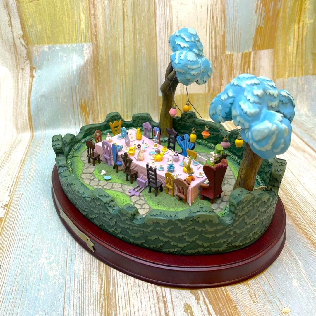 激レア★WDCC 不思議の国のアリス ティーパーティー フィギュア お茶会