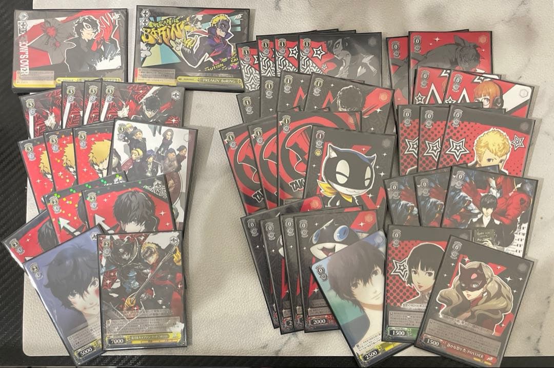 ヴァイスシュヴァルツ　ペルソナ5デッキ　風ストブ　+デッキパーツ