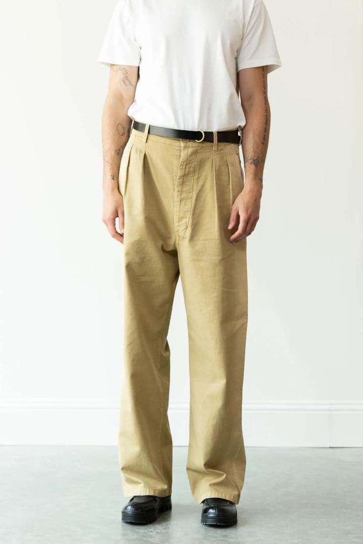 パンツ AURALEE GABARDINE PRODUCT DYED PANTS