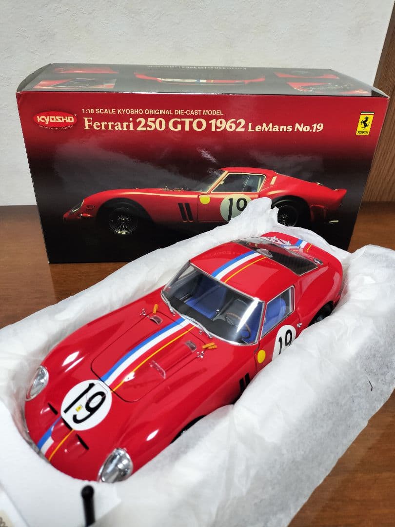 京商1/18フェラーリ250GTO1962ルマン【No19】