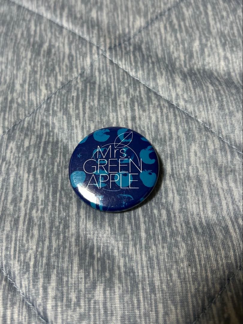 ミセス缶バッジ　ミセスグリーンアップル　初期