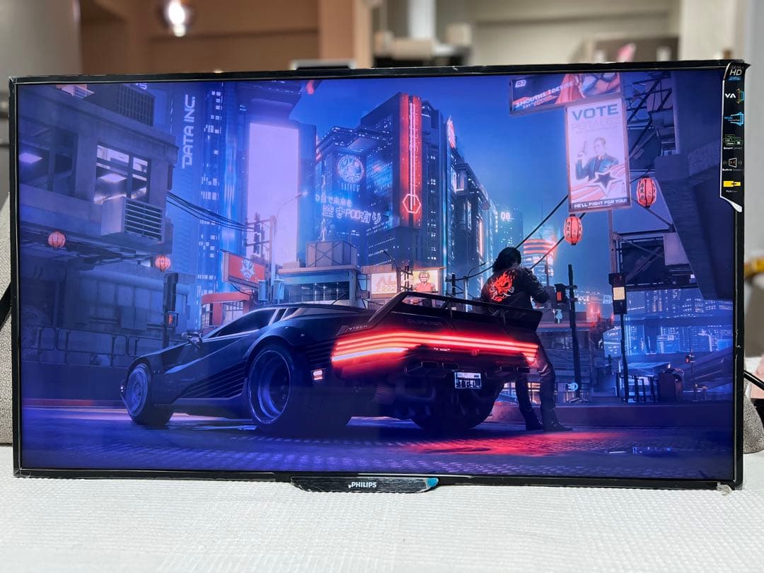 【液晶画面新品交換済】PHILIPS 4K液晶モニター BDM4065UC