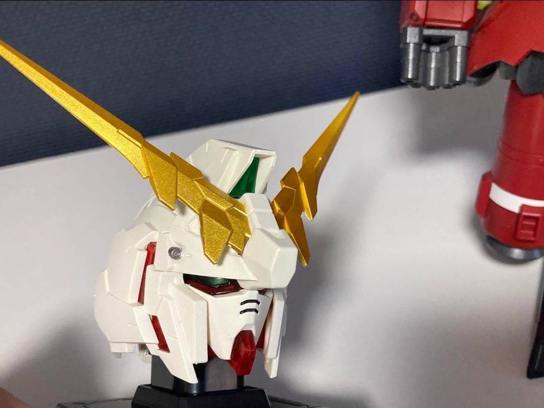 BB戦士392 ネオ・ジオング　塗装品 ガンダムヘッドコレクション　ユニコーン