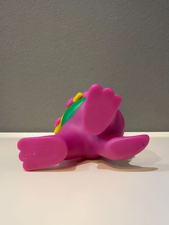 ビンテージ 90s Barney 杖 マジシャン バーニー 人形 フィギュア