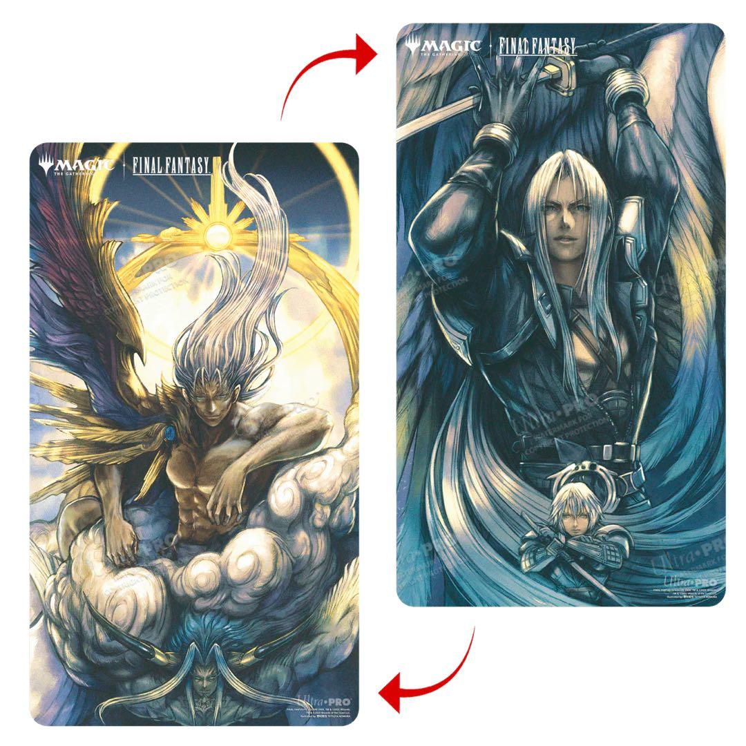 【MTG】【新品未開封】【プレイマット】《威名のソルジャー、セフィロス》