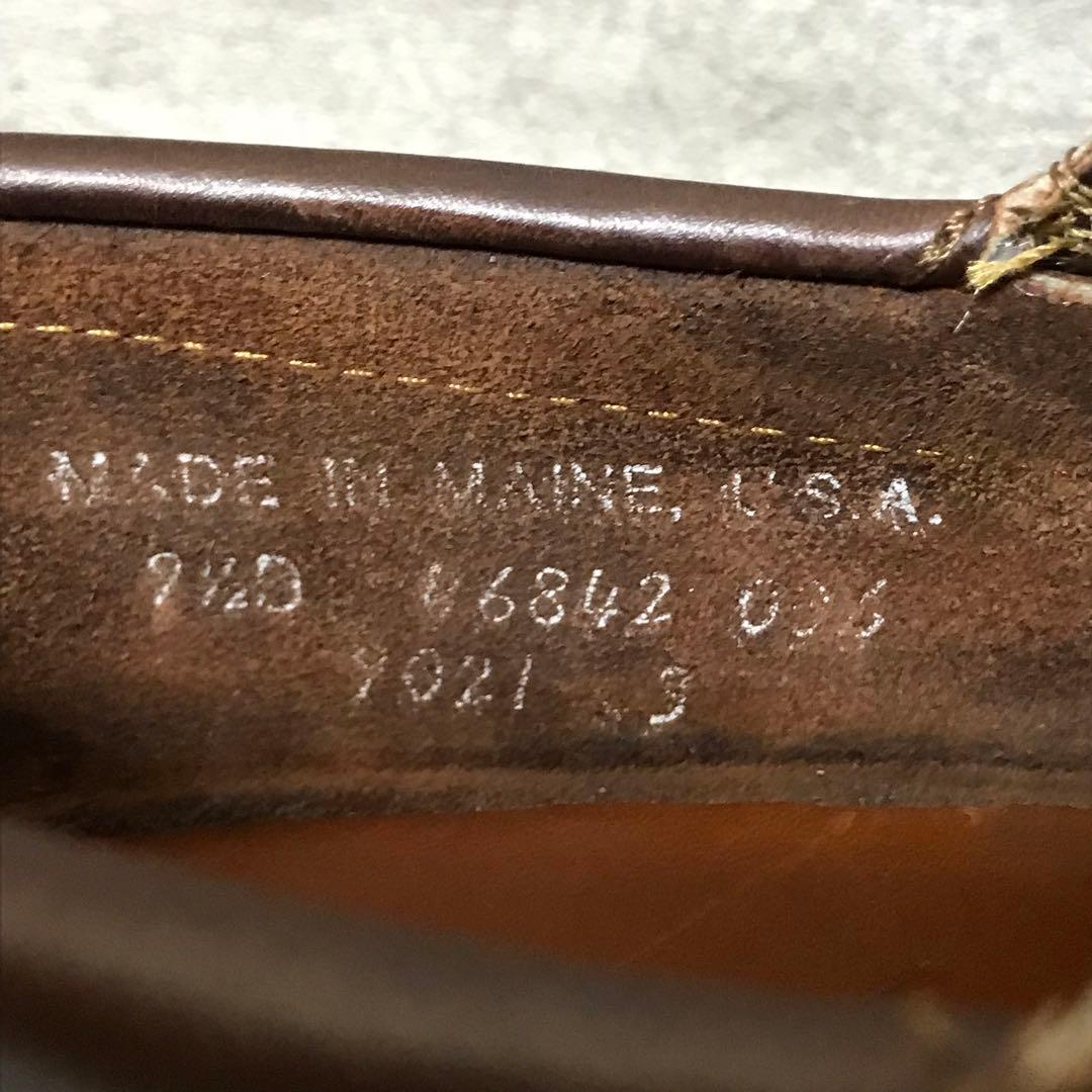 USA製 ランコート デッキシューズ 27.5cm モカシン 本革