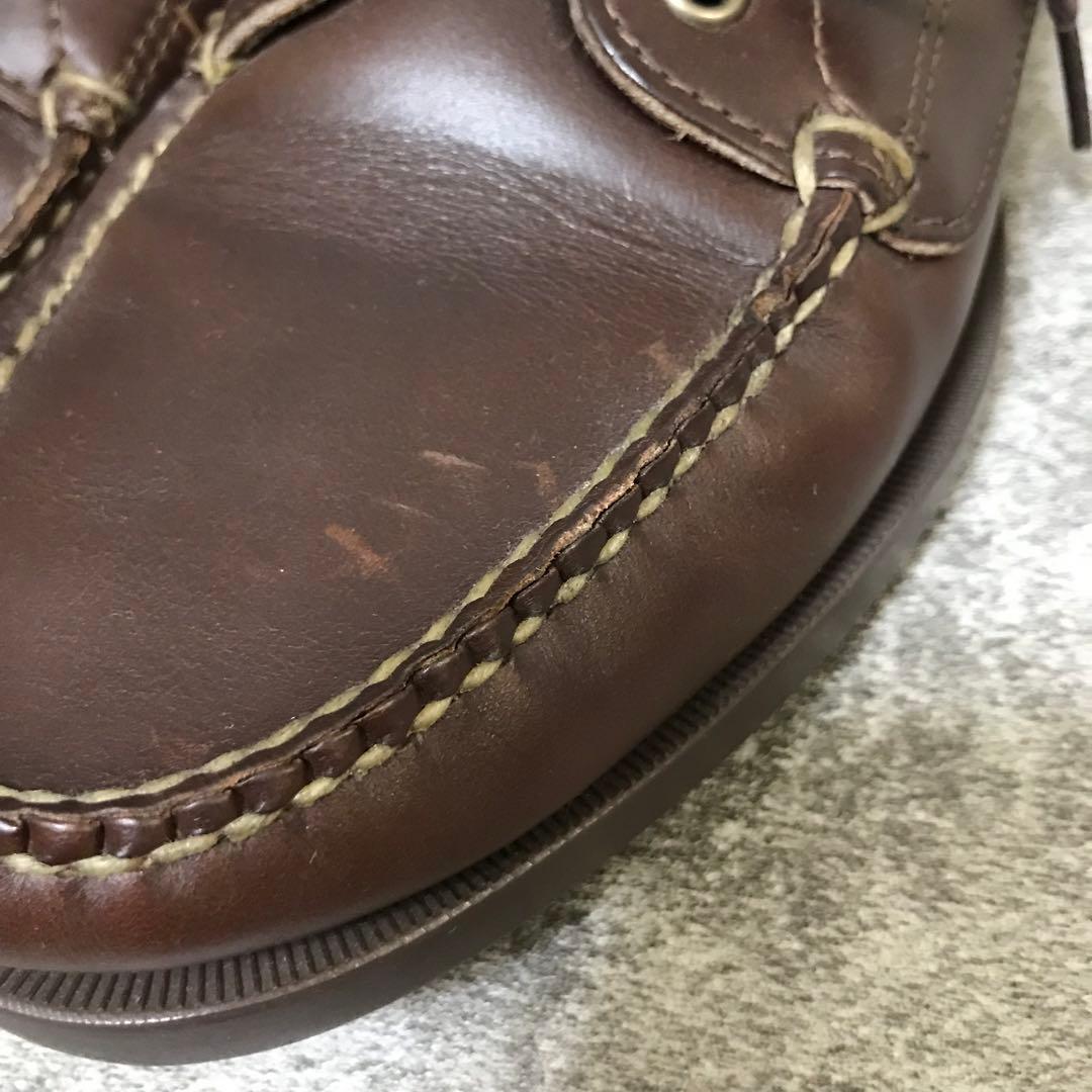 USA製 ランコート デッキシューズ 27.5cm モカシン 本革