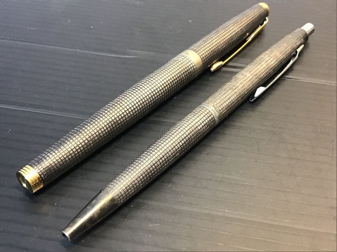 パーカー 75 スタ ーリングシルバー 初期型 14金63 万年筆