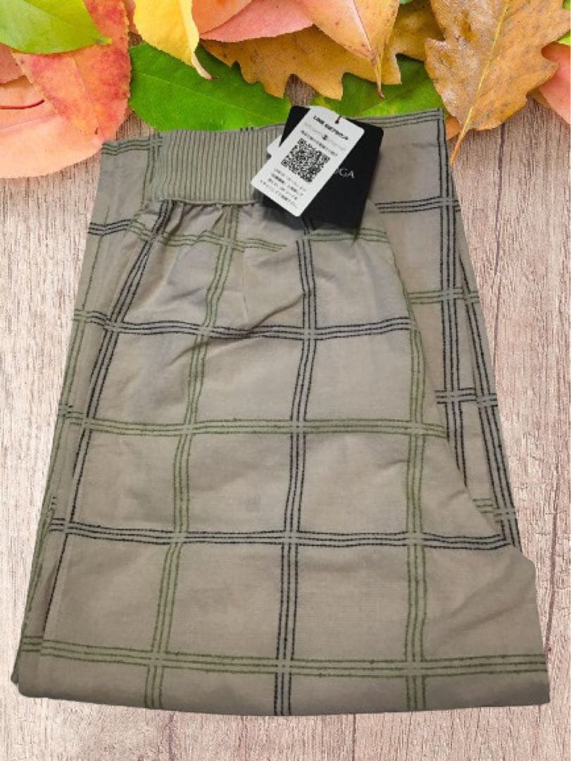 【新品未使用タグ付】FUGA FUGA チェック柄 リバーシブルパンツ