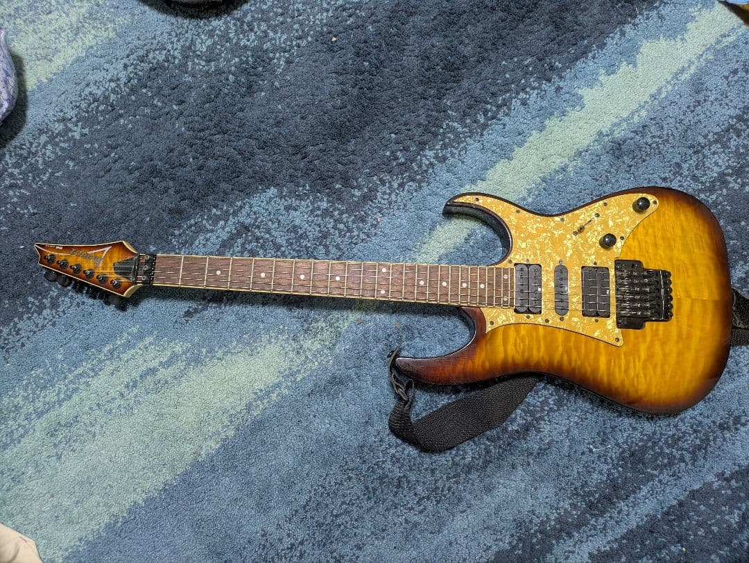 Ibanez エレキギター RG350QMサンバースト フロイドローズ式