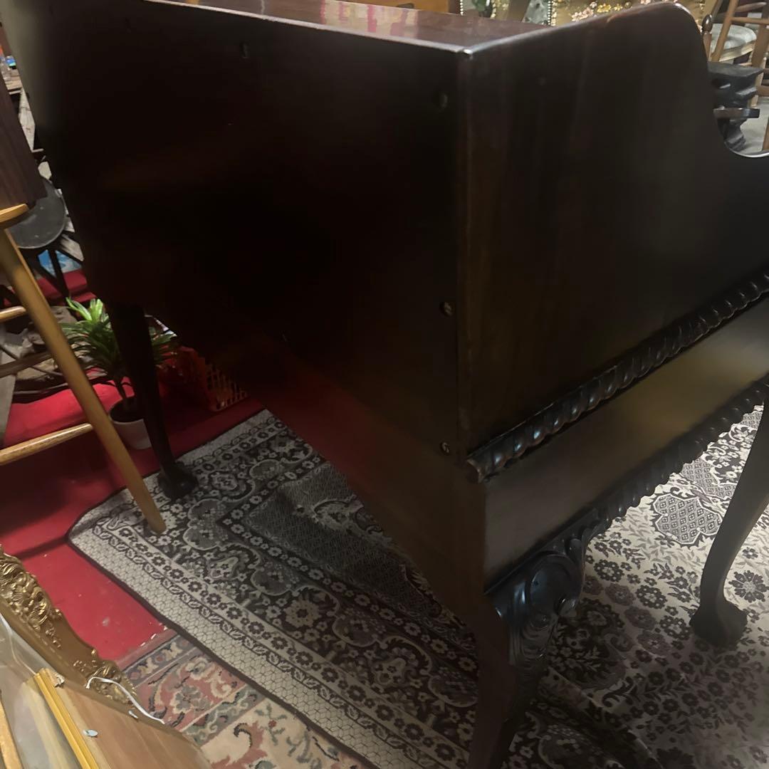 輸入家具　マホガニー　ダークブラウン イギリス　ライティングデスク
