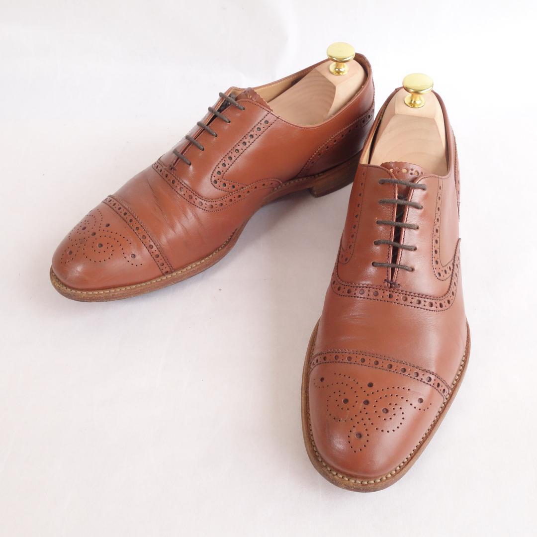 ☆送料無料☆美品☆チーニー茶靴 28cm 幅広☆イギリス製