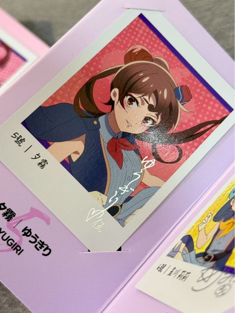 ゾンビランドサガ　ゆめぎんがパラダイス台湾限定ポスターチェキセット扇