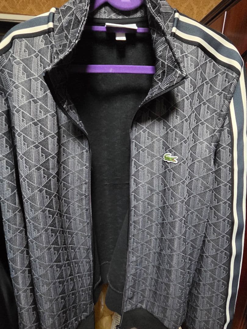 【激レア】LACOSTEモノグラムトラックジャケット