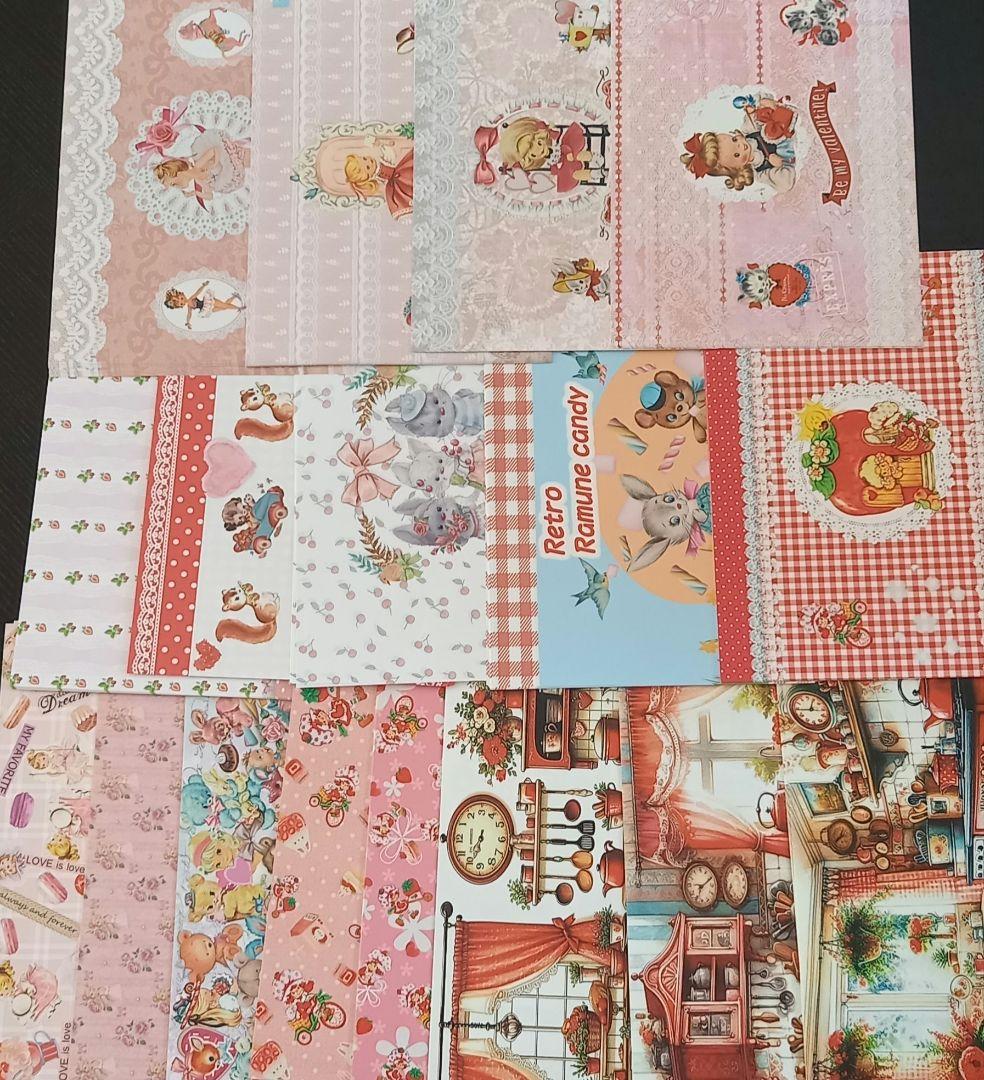 限定価格! A4デザインペーパー大量まとめ売り1000枚以上 (おまけ100枚)