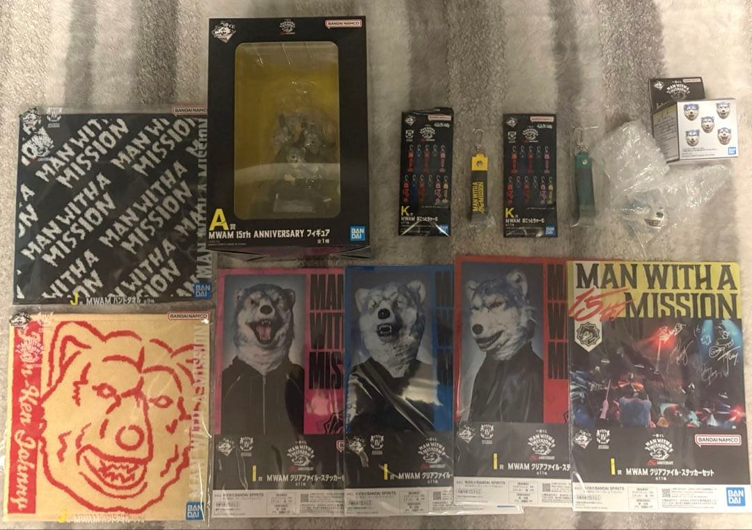 MAN WITH A MISSION 一番くじ A,H,l,J,K賞10点セット