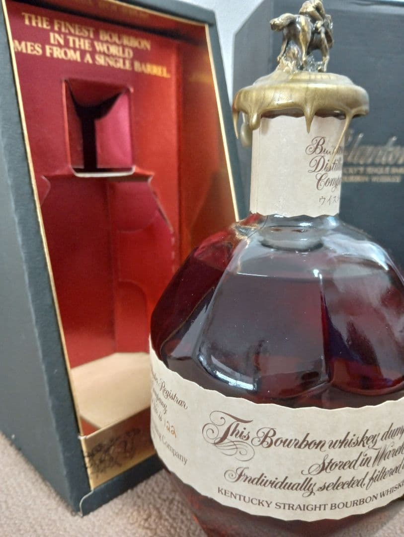 ブラントン シングルバレル 1990年 巾着袋箱付 Blanton's 未開栓