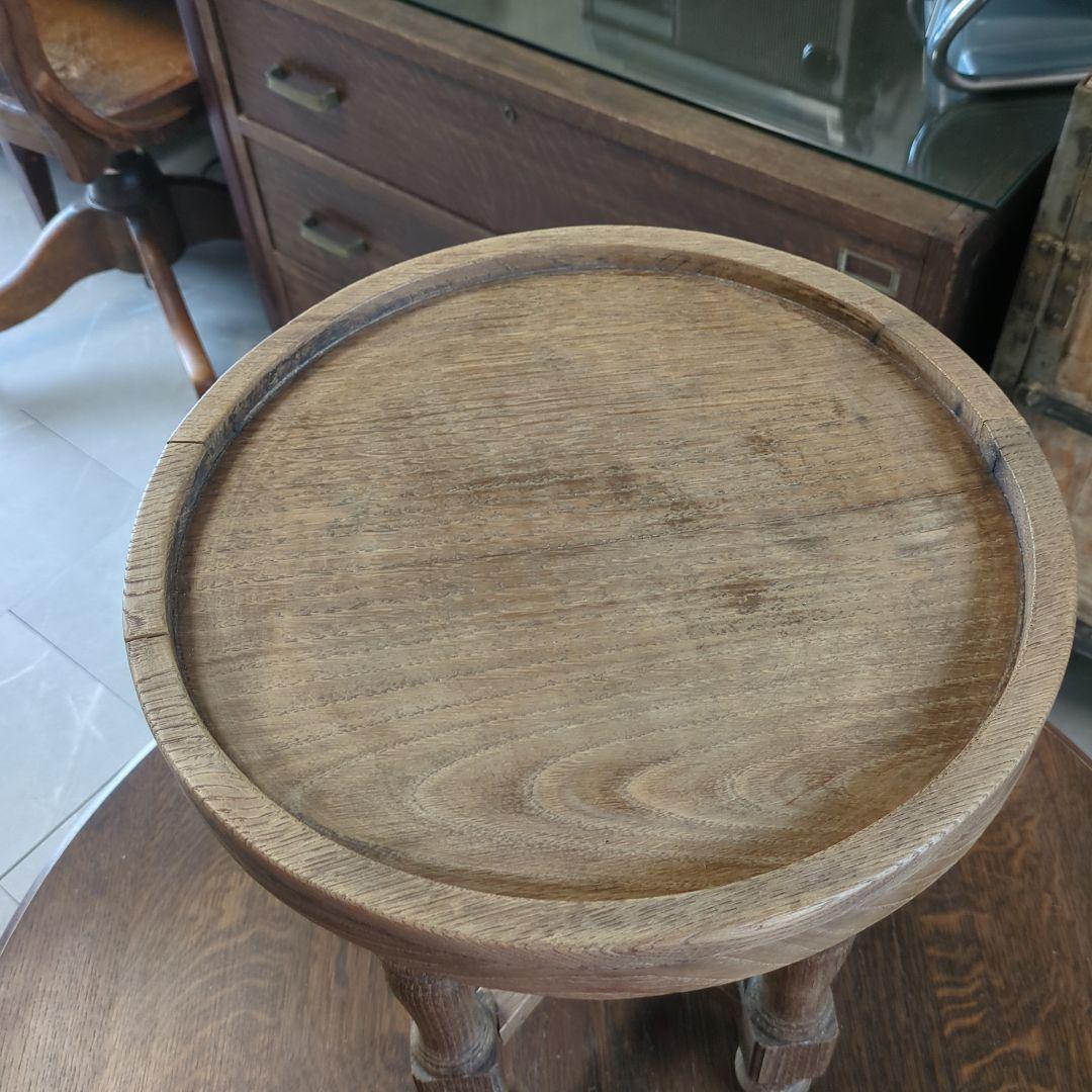 ブロカント　ビィンテージ花台　飾り台　サイドテーブル