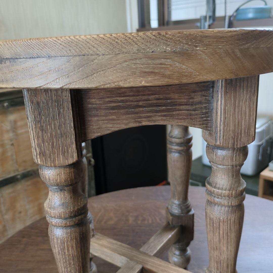 ブロカント　ビィンテージ花台　飾り台　サイドテーブル