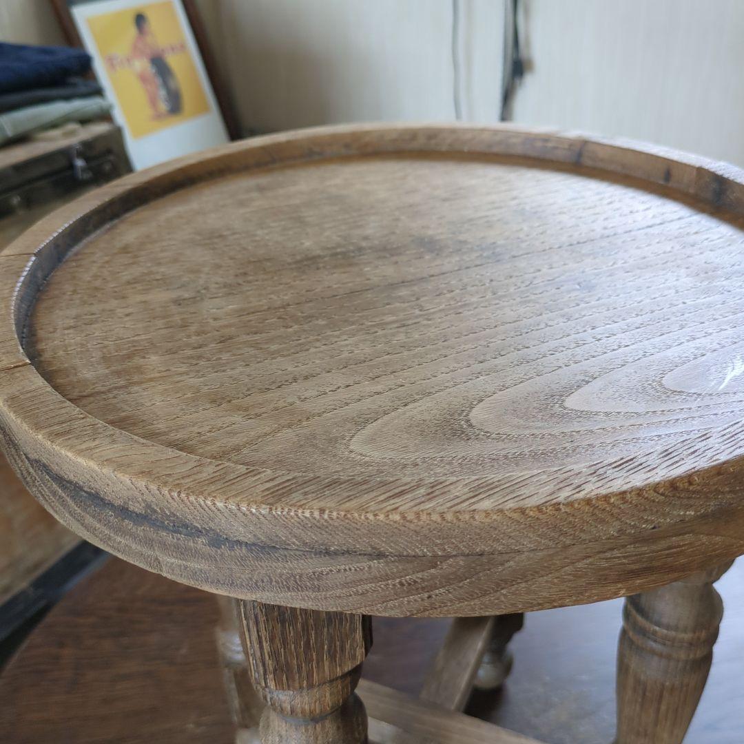 ブロカント　ビィンテージ花台　飾り台　サイドテーブル