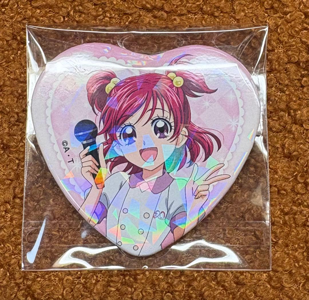 プリキュア キュアドリーム のぞみ マルイ ハート缶バッジ レア ホロ