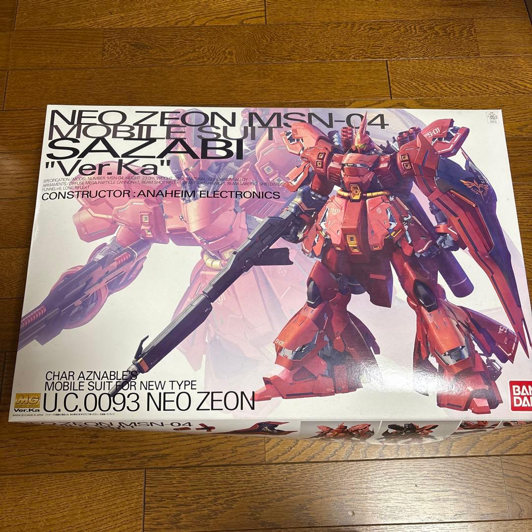 【部品欠品・注文カード有り】MG 1/100 MSN-04 サザビーVer.ka