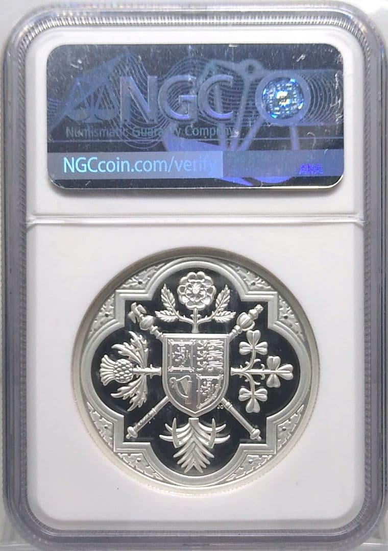 2023 チャールズ三世 戴冠記念 2oz £5 銀貨 NGC PF70UC
