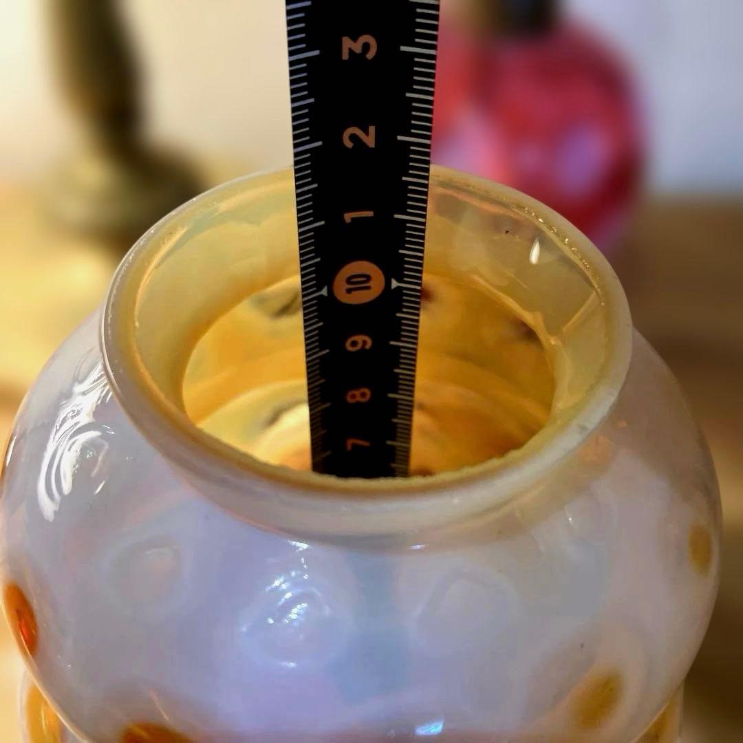 フェントン　ハチミツ　ランプシェード　アンティーク　オパールセント