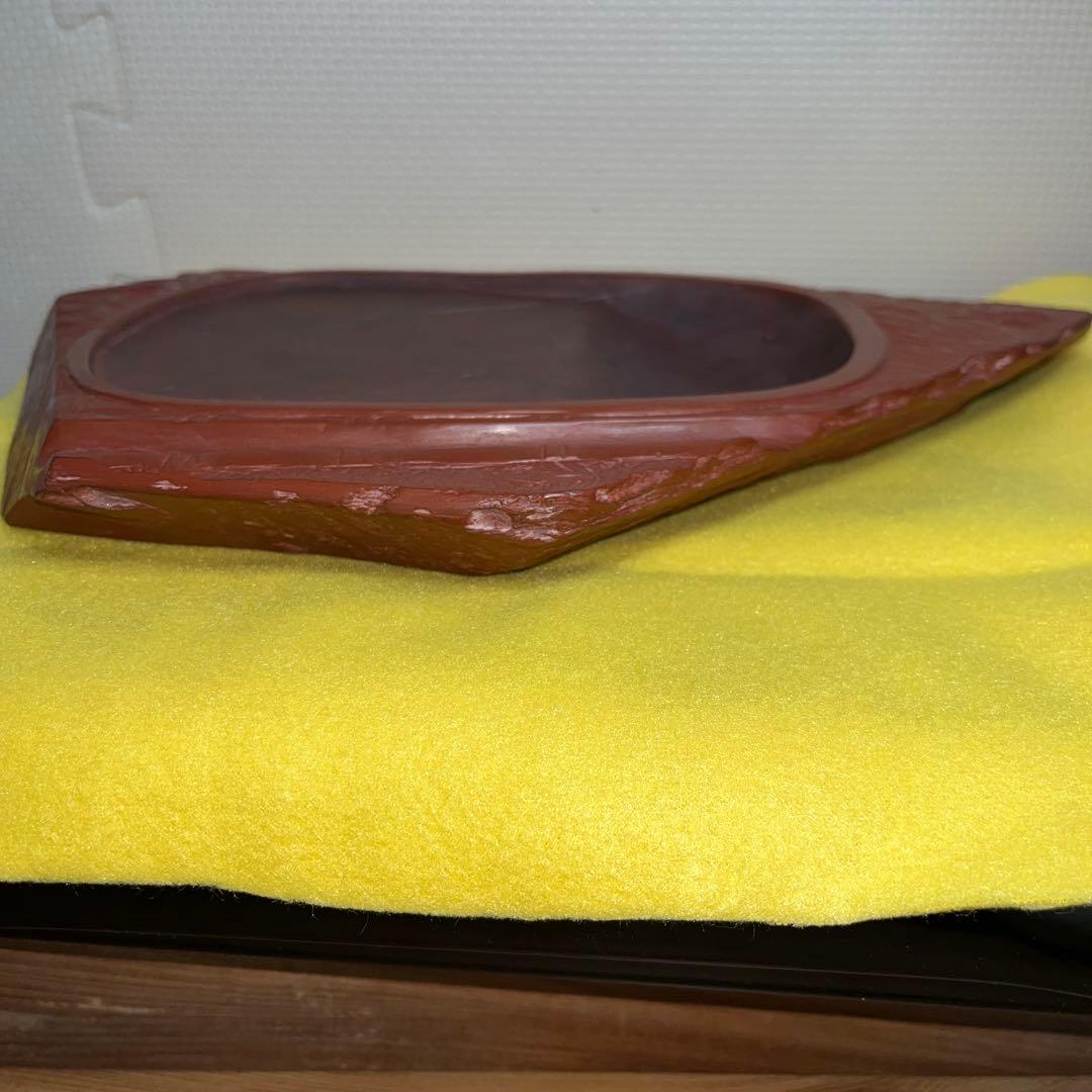 ⭕️希少　岩手県　紫雲石硯　佐藤鉄三郎　30Ｃm近い2Ｋg超えの大型硯