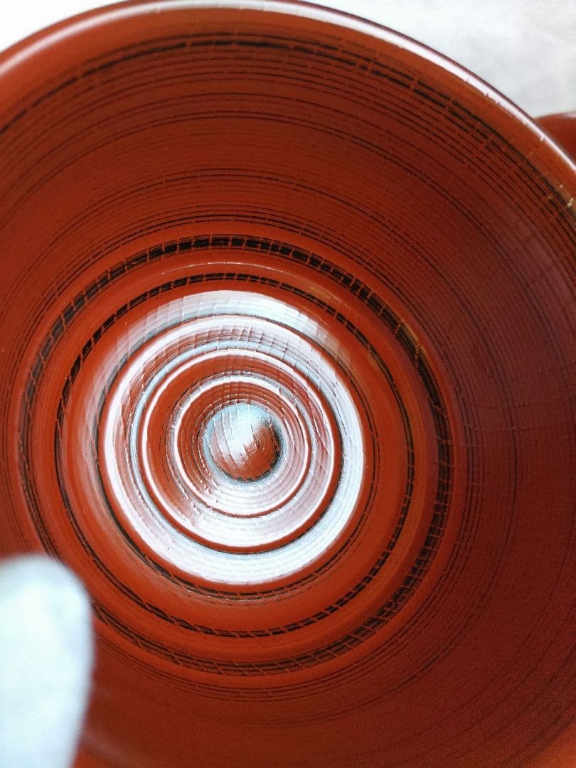 新品　漆器のアソベ　根来塗　合鹿椀　腰高椀 大椀　丼　雑煮椀　山中漆器　５客箱入