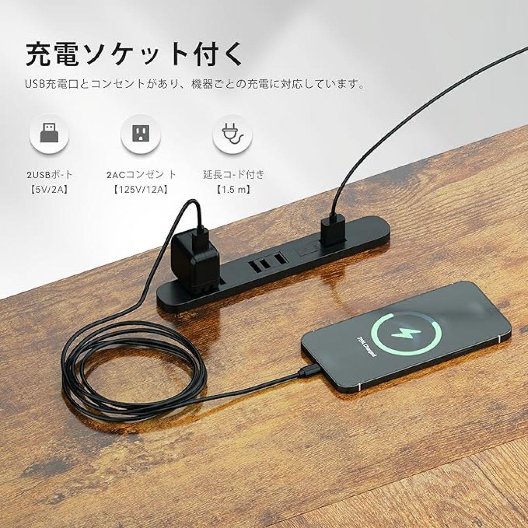 L字型パソコンデスク 収納棚付き