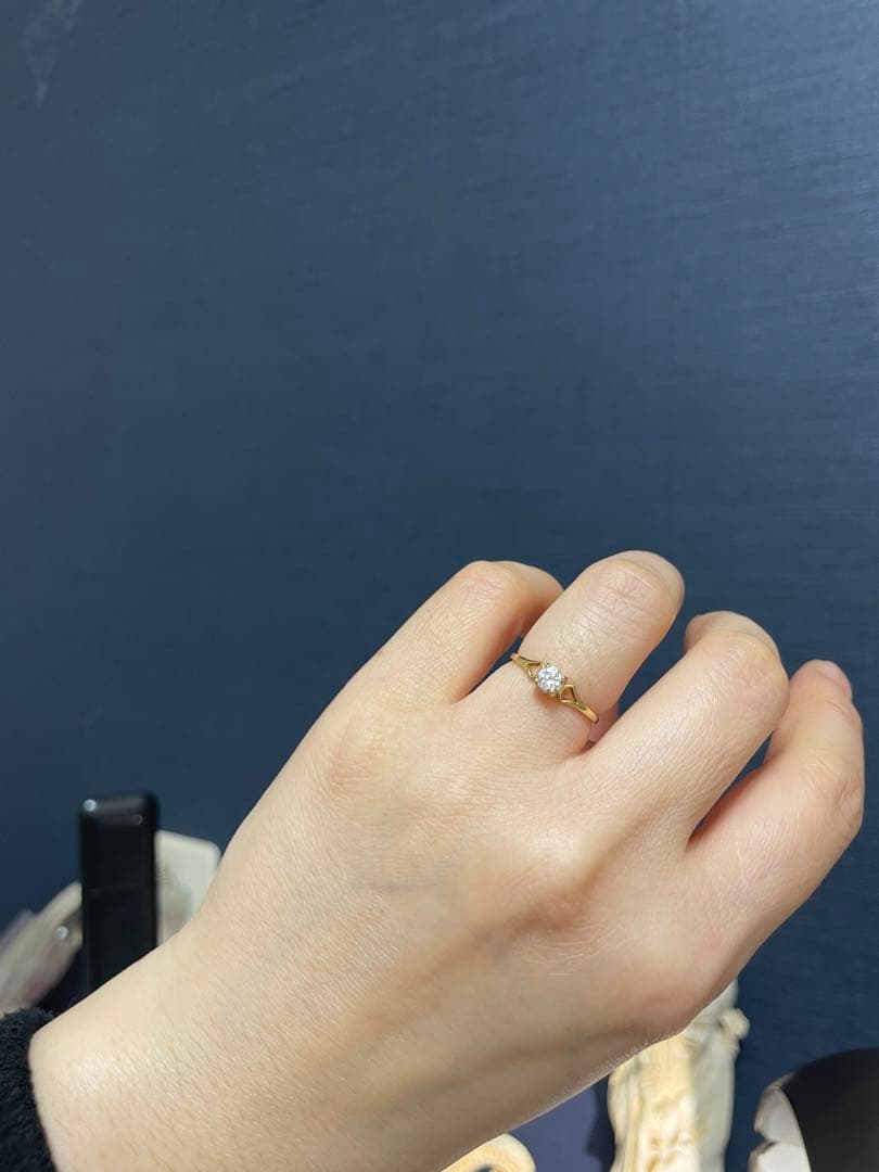18k、指輪