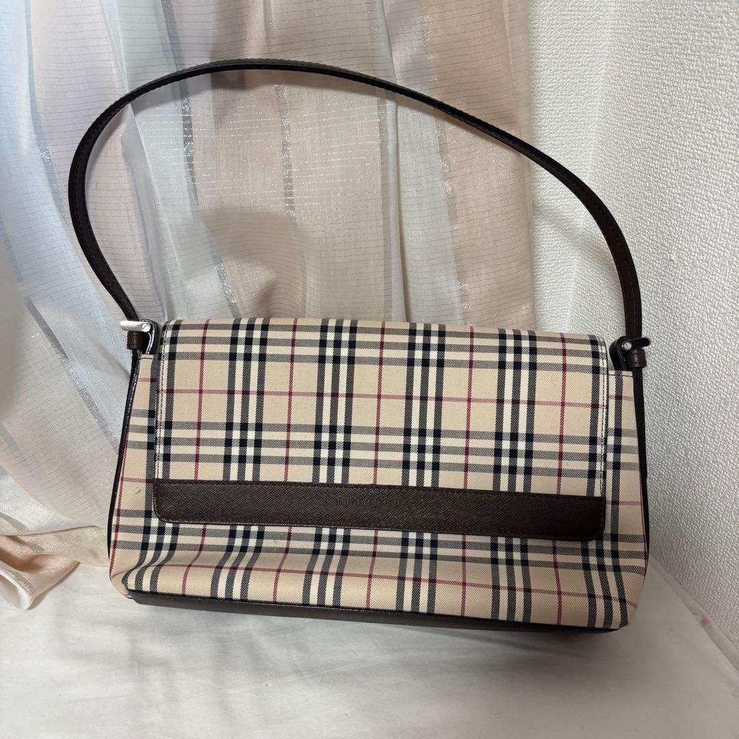 BURBERRY ワンショルダーバッグ ノバチェック キャンバス