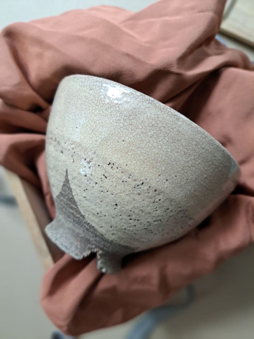 古い萩茶碗