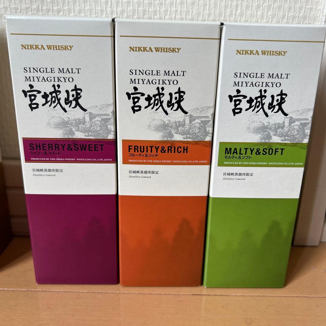 ニッカウイスキー 余市・宮城峡 限定6本セット