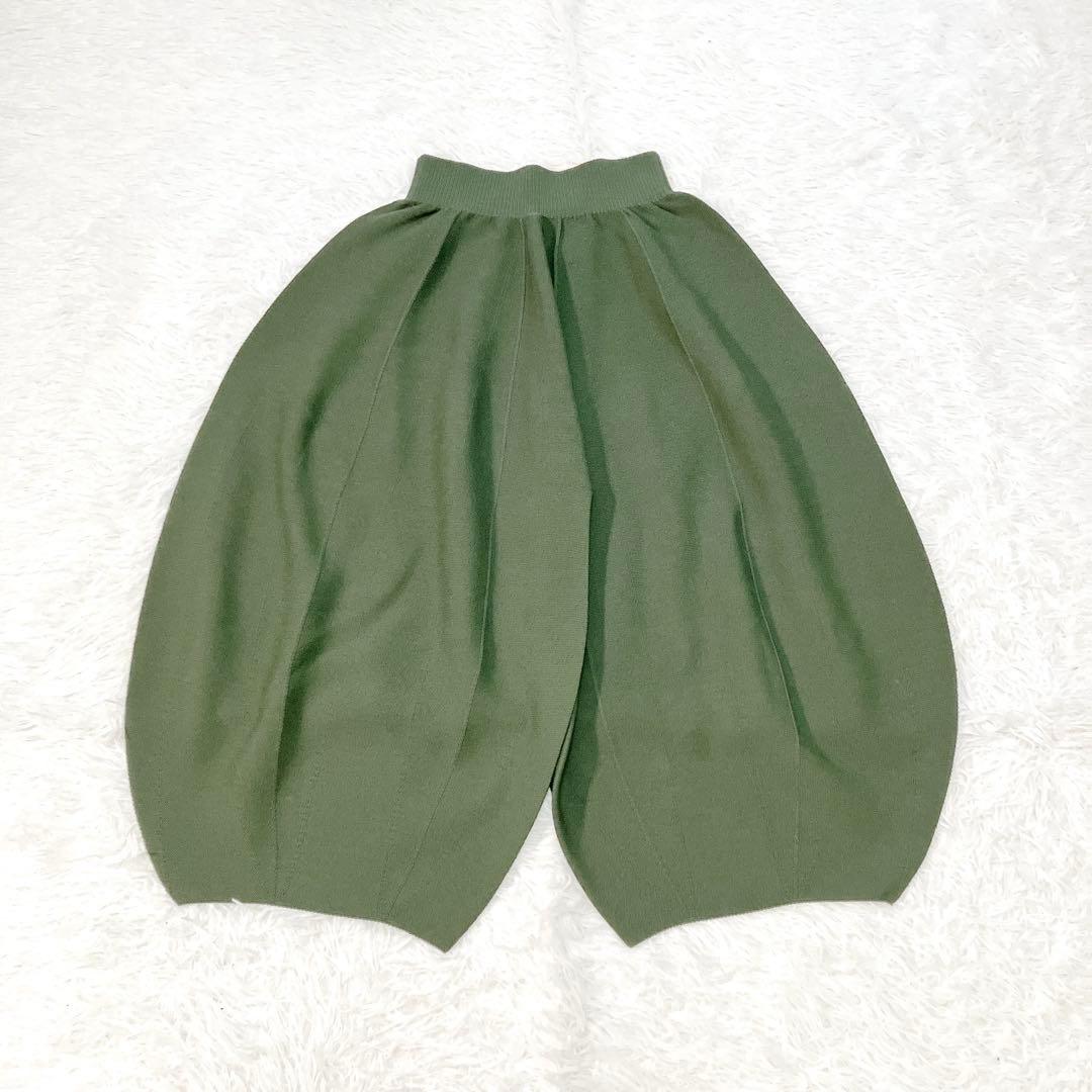 美品✨Sybilla シビラ　バルーン パンツ　ニット　グリーン　Mサイズ